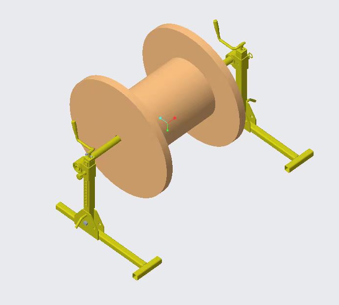 Wire Rope Reel Stands Cable Stands 13T SWL 上海义勉金属制品有限公司 YM lifting